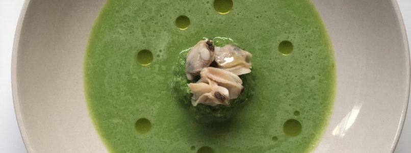 The pea velvety with clams by Franco Aliberti