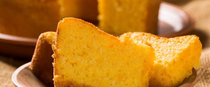 The recipe for corn cake