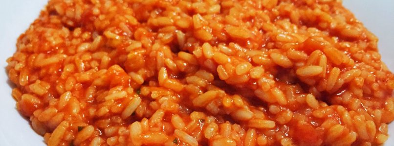 Tomato risotto, my grandmother's recipe