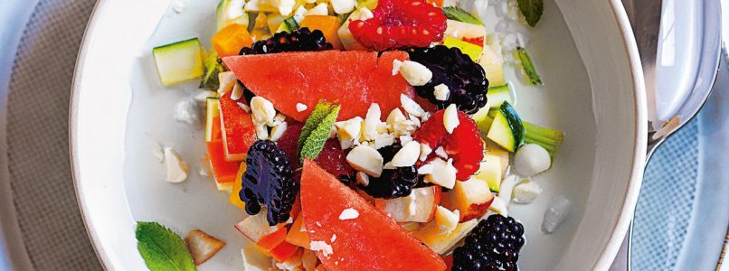 Vegetable and fruit salad recipe