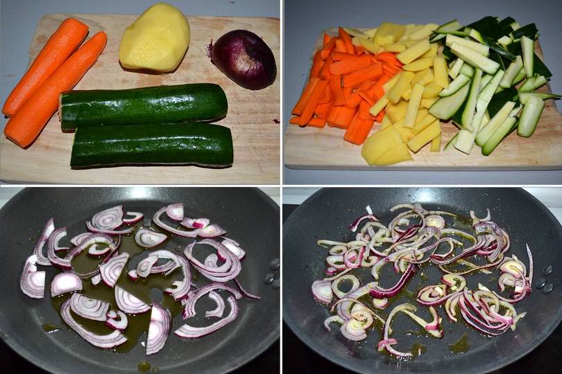 1 cut vegetables