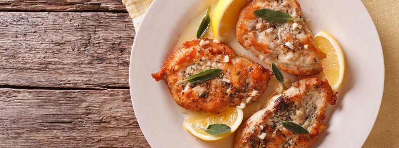chicken with lemon and sage to conquer the most demanding palates