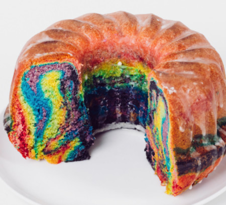 the recipe of the most colorful cake for Carnival